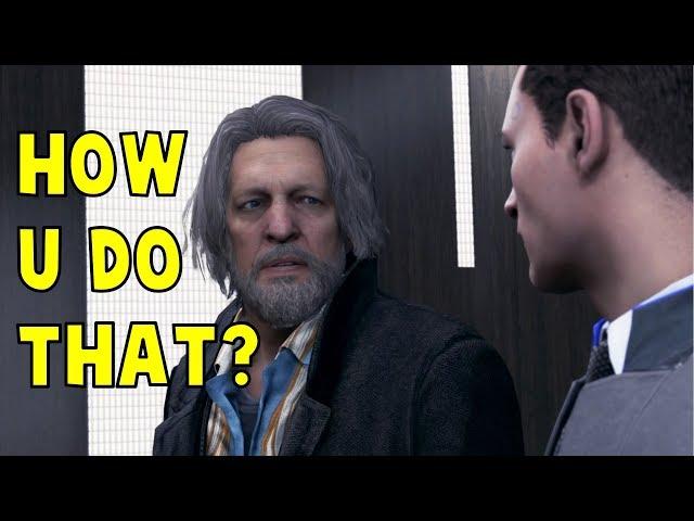 Hank Try to Flip the Coin Like Connor Does - Detroit Become Human HD PS4 Pro