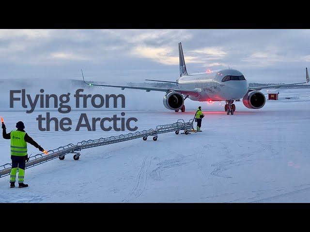 From Arctic Sweden to Baltic Montrose. My Trip Home With SAS and KLM. It Didn't Get Much Warmer...