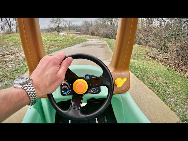 2023 Little Tikes Cozy Coupe (T-Rex Edition) - POV Driving Impressions