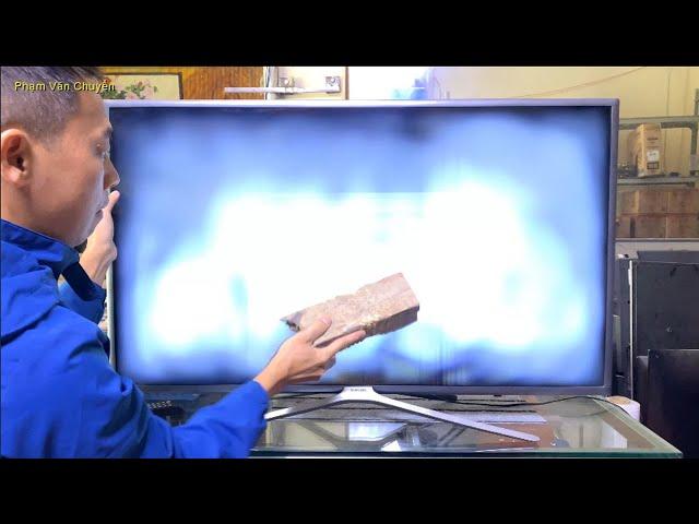 How To Fix Cracked Or Broken Tv Screen Without Replacing The Screen Ep 1 By Phạm Văn Chuyển.