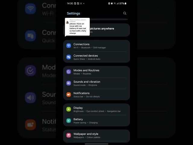 How to save your battery on Samsung A55 #explore #samsung #shortvideo #shorts #viralvideo #fyp #like