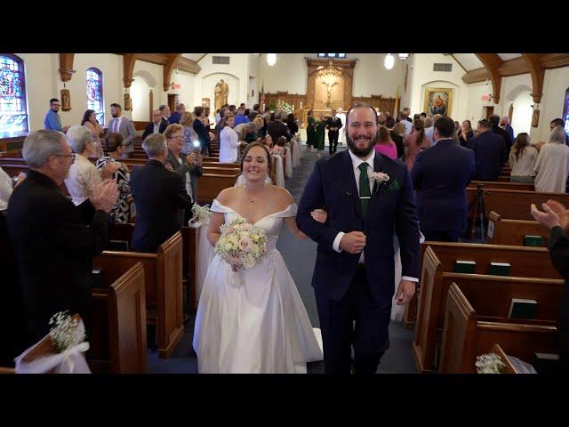 Saint Mary's Church Wedding Ceremony in Milford, CT!