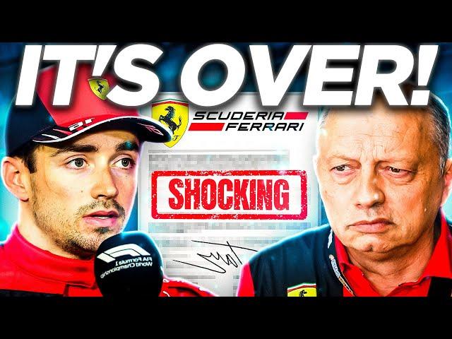 Leclerc Drops HUGE BOMBSHELL on Ferrari with SHOCKING STATEMENT!