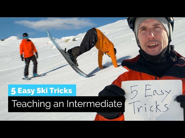 5 Easy Ski Tricks | Teaching an Intermediate Skier