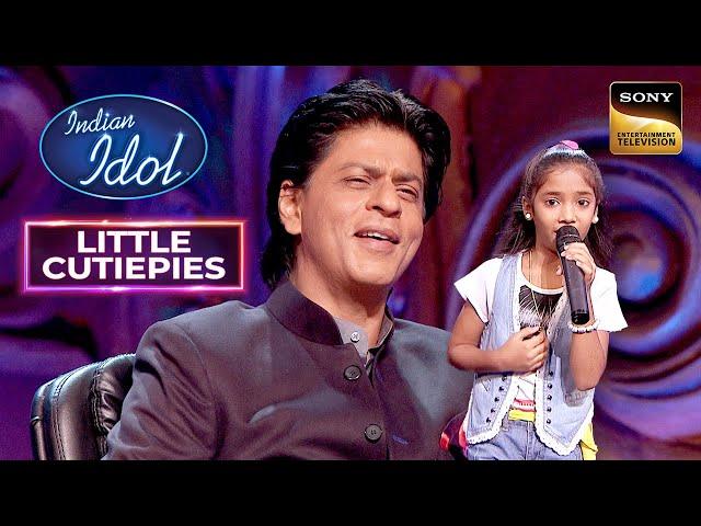 'Mere Khwabon Mein' पर Sugandha की Singing से Inspire हुए SRK | Indian Idol Junior| Little Cutiepies