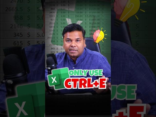Don't Use Excel Formula | Try This shortcut #excel #msoffice #mybigguide