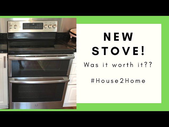 $2,000 Stove!! GE Stainless Steel Double Oven Electric Range | #House2Home