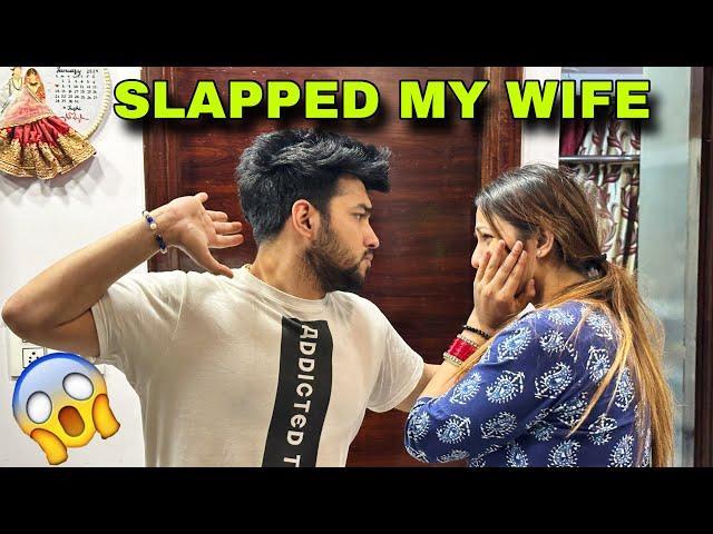 Tushar Slapped Me || Family Vlog.    #dailyvlog  #husbandwifecomdey #funny