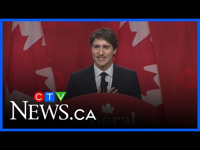 ‘I’m damn proud of what we’ve done’: Trudeau delivers speech as outgoing prime minister