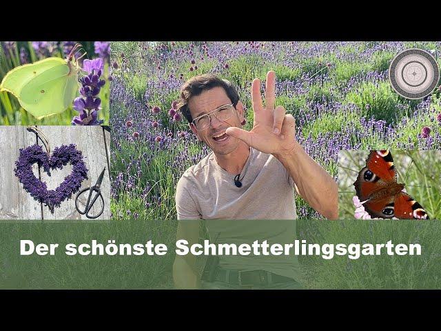 3 Wege zum schönsten Schmetterlingsgarten, Dekotipp Lavendel, Lavendelherz, Tischdeko mit Lavendel