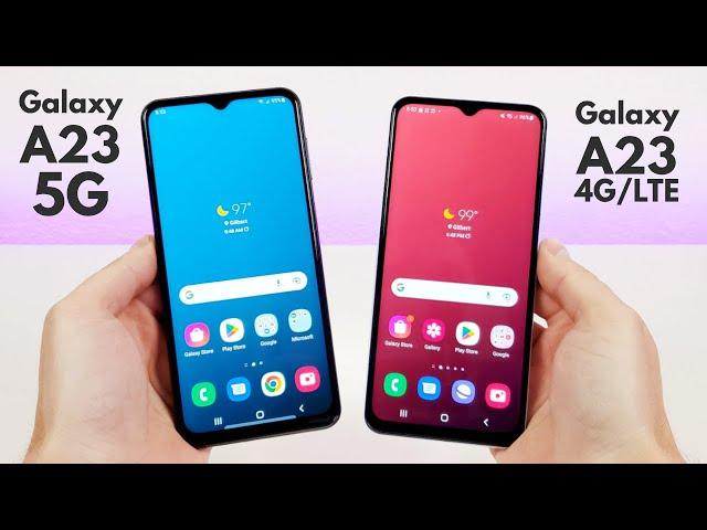 Samsung Galaxy A23 5G vs Samsung Galaxy A23 (4G/LTE) - Who Will Win?