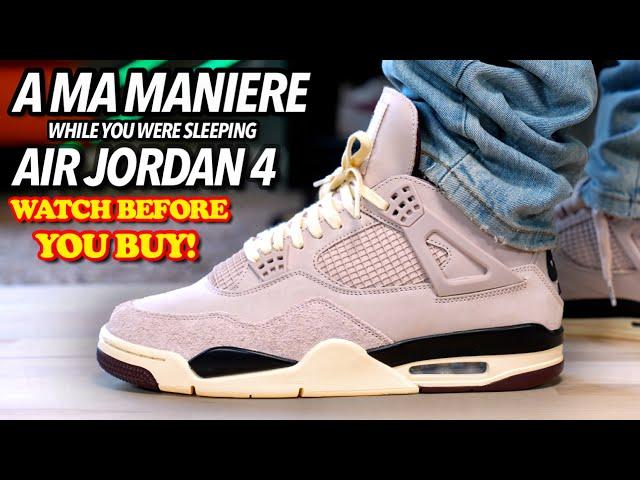 BEFORE You BUY...Air Jordan 4 A Ma Maniere While You Were Sleeping ON FEET REVIEW! Worth The Hype?