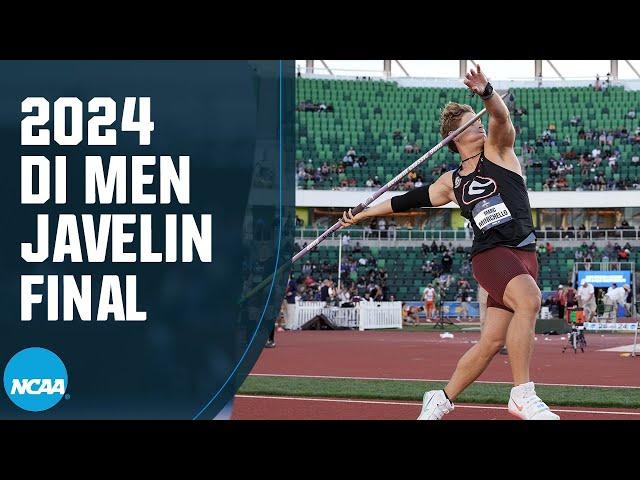 Men's javelin final - 2024 NCAA outdoor track and field championships