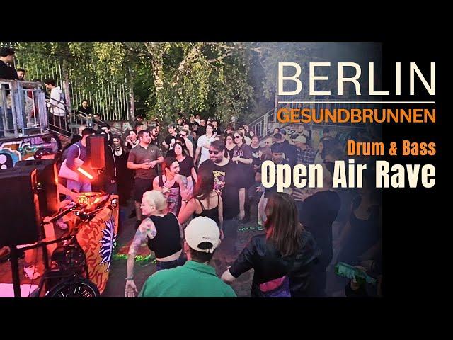 Berlin Open Air Rave: Sunset, Beats, and Good Vibes! | 4K | Berlin Nightlife