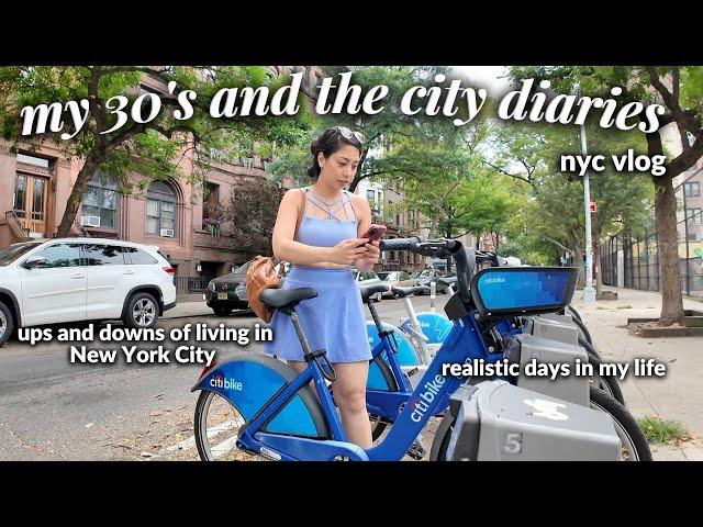 30'S AND THE [NY] CITY: ups and downs of living in New York City (few days in my life living alone)