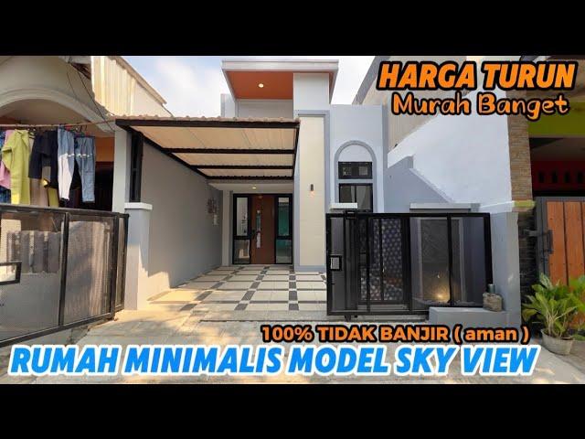 Turun Harga !! Khusus Bulan Ini, Rumah Minimalis Modern Silling 6 meter Bisa Buat Mezanin Tambahan