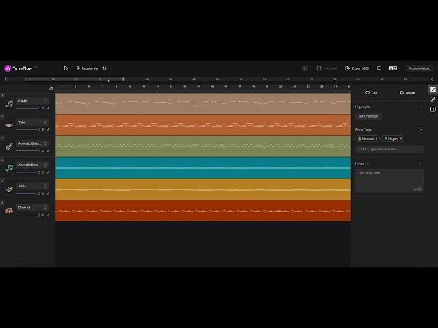 TuneFlow Intro - Generate a Song