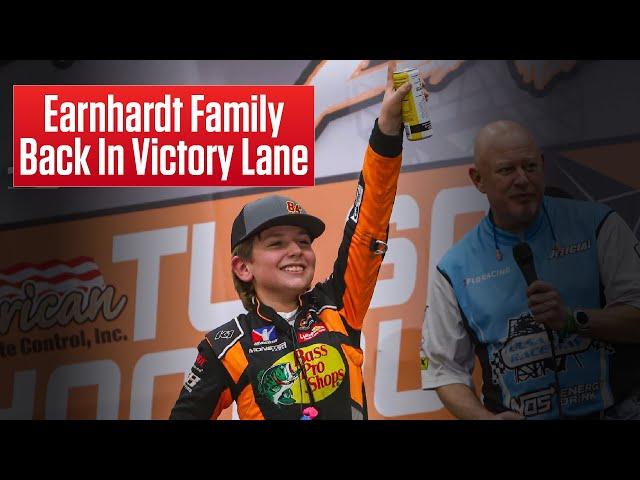 Dale Earnhardt's Grandson Wins A Huge Dirt Race | Highlights & Interview