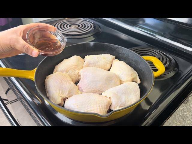 You Have Never Had Chicken this GOOD! Easy Well Seasoned Chicken Thigh Recipe!