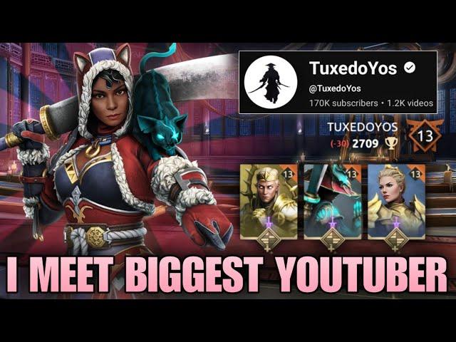 I Meet TuxedoYos YT Biggest SF 4 Youtuber | Shadow Fight 4: Arena