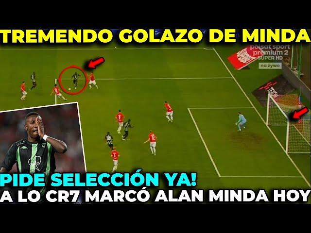 ASÍ FUE EL HERMOSO GOLAZO DE ALAN MINDA HOY EN CONFERENCE LEAGUE