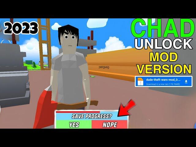 dude theft wars CHAD unlocked mission 2023 | CHAD Mission Unlock Dude Theft Wars