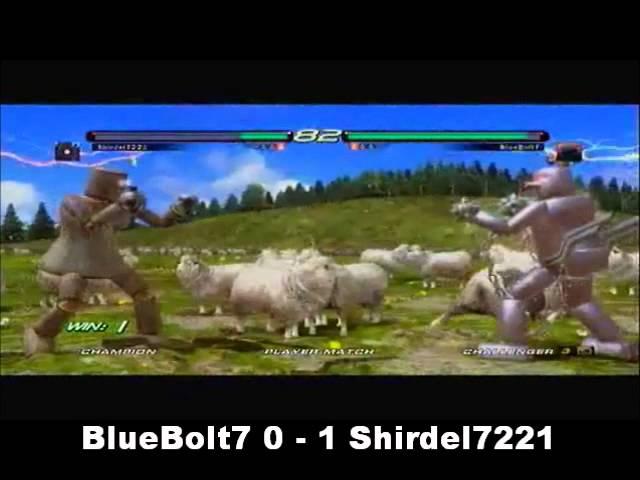 Tekken 6 XBL Mokujin Tournament: BlueBolt7 vs. Shirdel7221