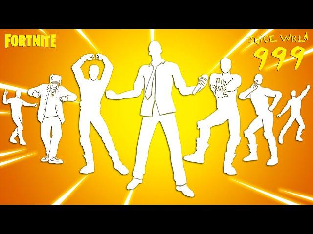 All Icon Series Fortnite Dances & Emotes! (Eminem x Juice WRLD - Rap Monster, In Ha Mood, Oh Shhh)