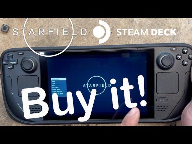 Starfield on Steamdeck is great - here's why!