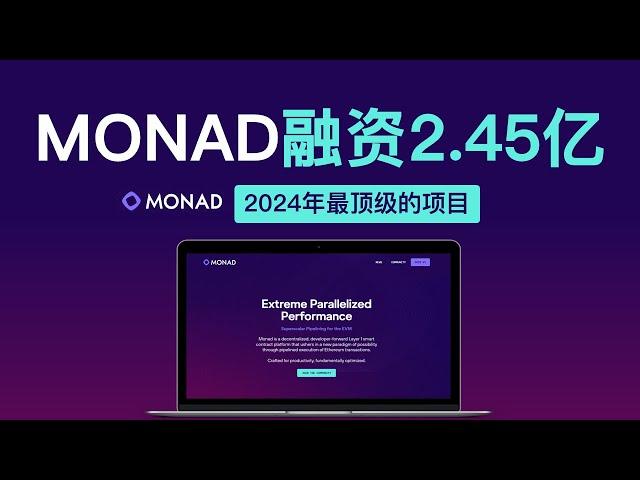 Monad空投交互经验分享 | Monad是2024年最顶尖的空投项目