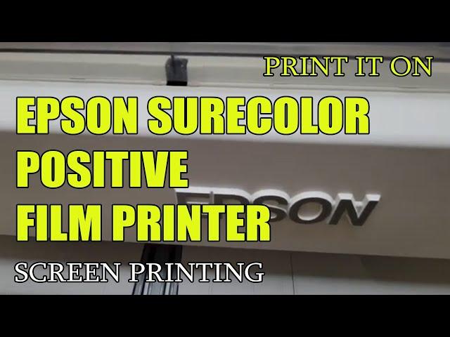 best printer for positive film-EPSON SureColor T3270 #screenprinting #screenprintingequipment