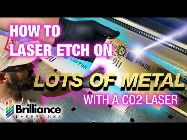 How to Laser Engrave On Metal With A Co2 Laser | A Complete How to Guide  | Brilliance Laser Inks