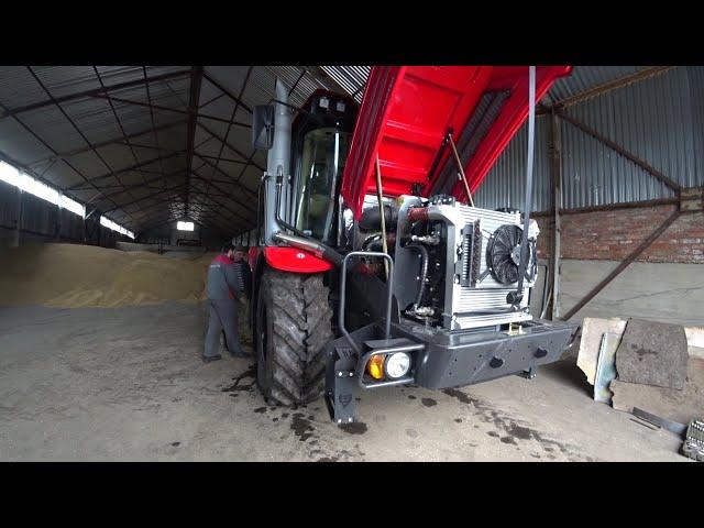 Новый Кировец К525пр!!!! Выгрузка с трала и распаковка))) Tractor Kirovets