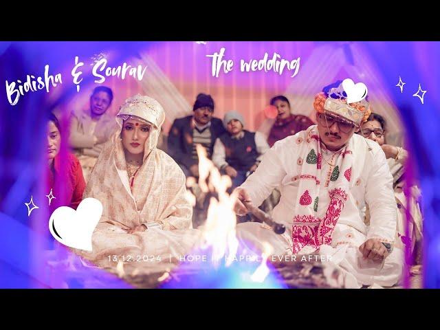 Bidisha weds Sourav [ new Assamese wedding video] Assamese cinematic video 2024.// 4k video .