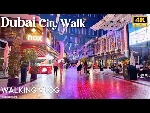 Dubai City Walk in Winter 2024 | Dubai Travel Guide 4K HDR