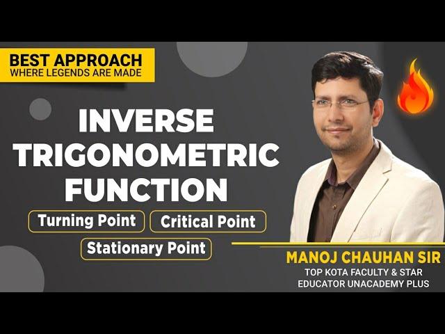 Turning, Critical, Stationary Point | ITF | by Manoj Chauhan Sir - Best Approach