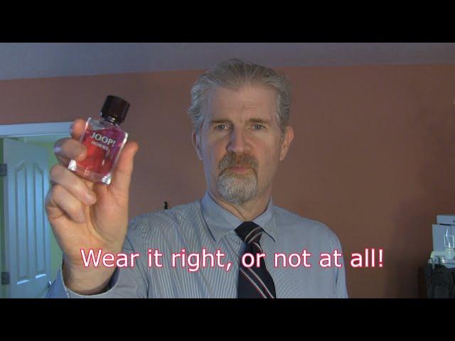 Joop pour Homme EDT: You might be wearing it WRONG!