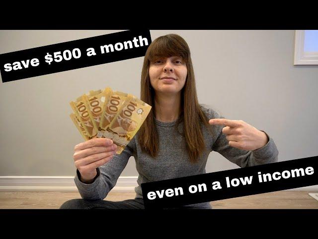 How to Save $500 a Month with a LOW INCOME