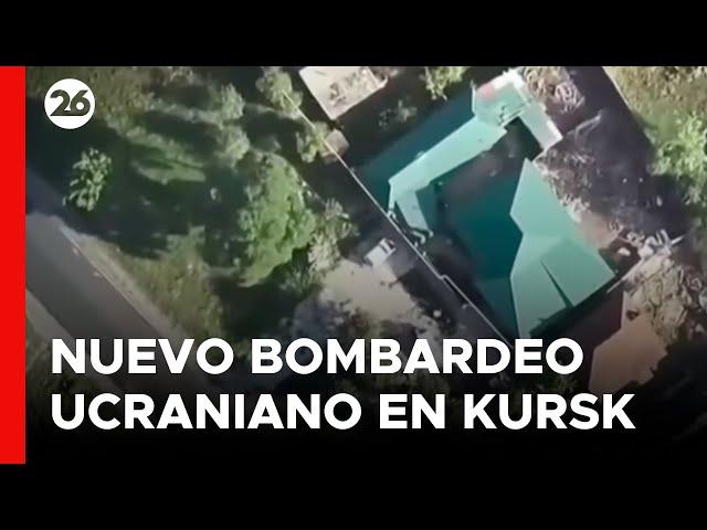 Feroz bombardeo del Ejército ucraniano en la región rusa de Kursk