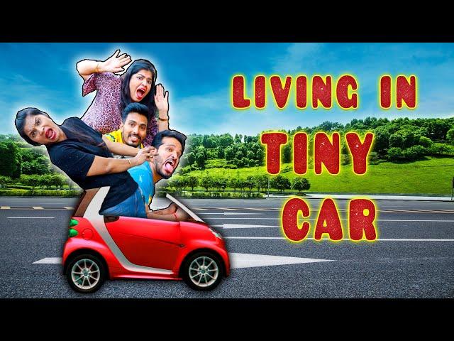 Living In World's Smallest Car For 24 Hours Challenge | Never Seen Before Car | Hungry Birds