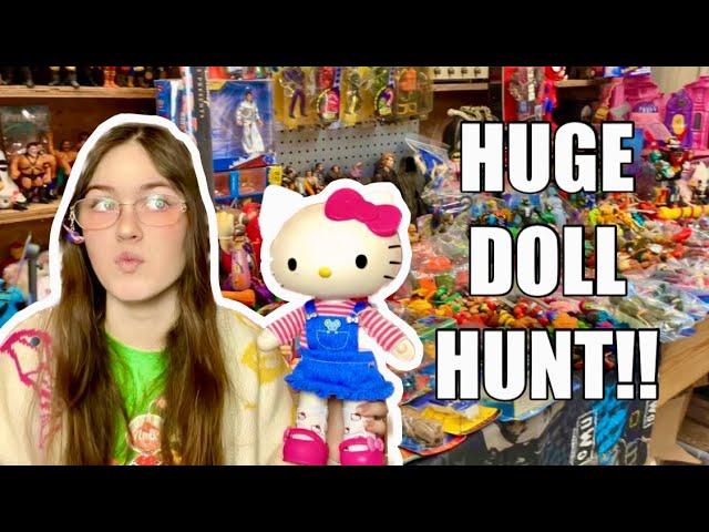 I drove 250 miles for dolls... (DOLL HUNT, TRAVEL VLOG & HAUL!)