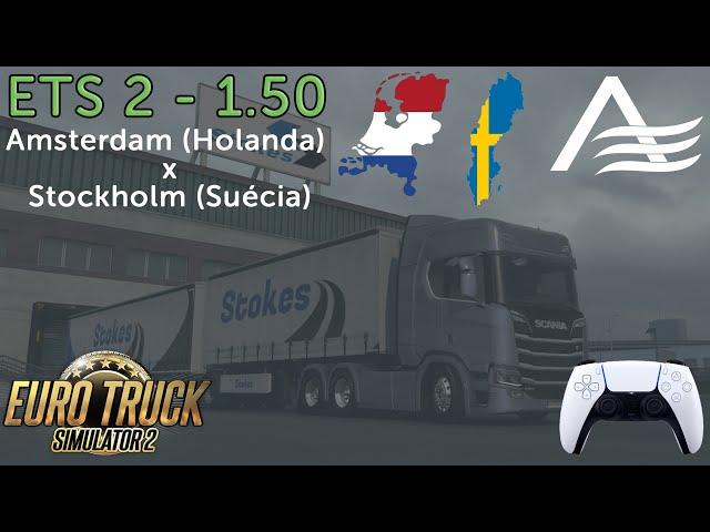 Amsterdam (Holanda) x Stockholm (Suécia) | Scania R500 | POV TRUCK DRIVING SIMULATOR #10