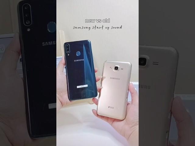  new vs old samsung phone start up sound #smartphone #android #samsung #samsunggalaxy #aesthetic