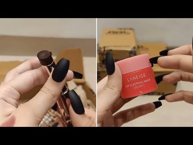 ASMR Unboxing Makeup And Skincare | Affordable Nykaa Haul | Beauty BesTea