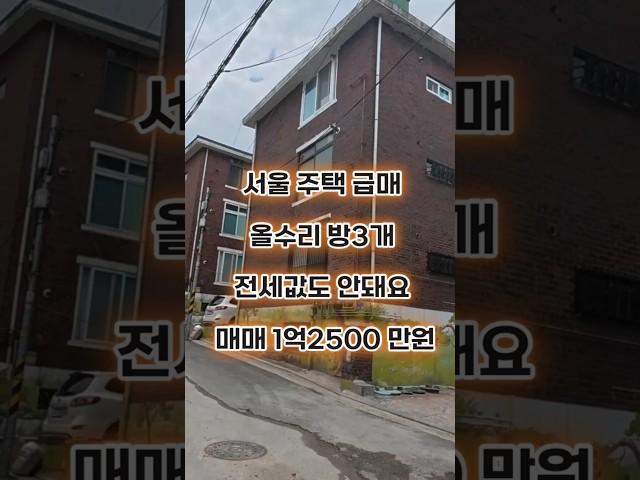 서울주택급매 올 리모델링완료 매매1억2500만원