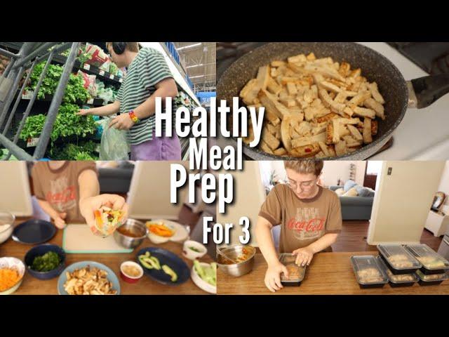 Meal Prep With Me! | Clean Eating For 3