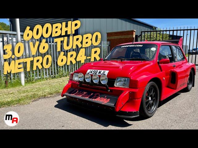 BONKERS 600BHP RWD 3.0 V6 TURBO MG METRO 6R4 R - FORD DURATEC POWERED