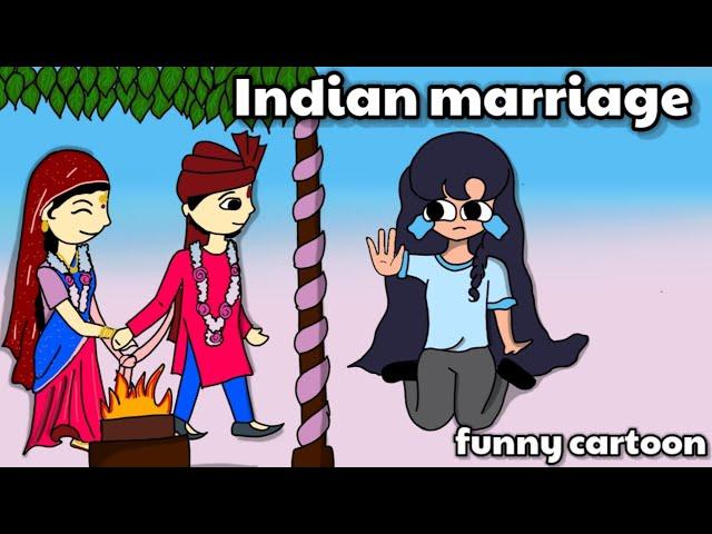 Indian marriage || funny cartoon || funny marriage video || #mobileanimation