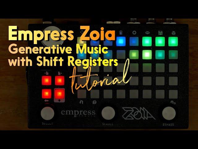 Zoia Tutorial - Polyphonic Generative Music with Shift Registers