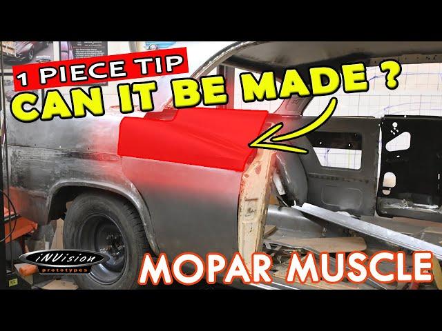 Can We SHAPE a Complete NEW Fin Tip ? - 1956 Chrysler Windsor Muscle Car